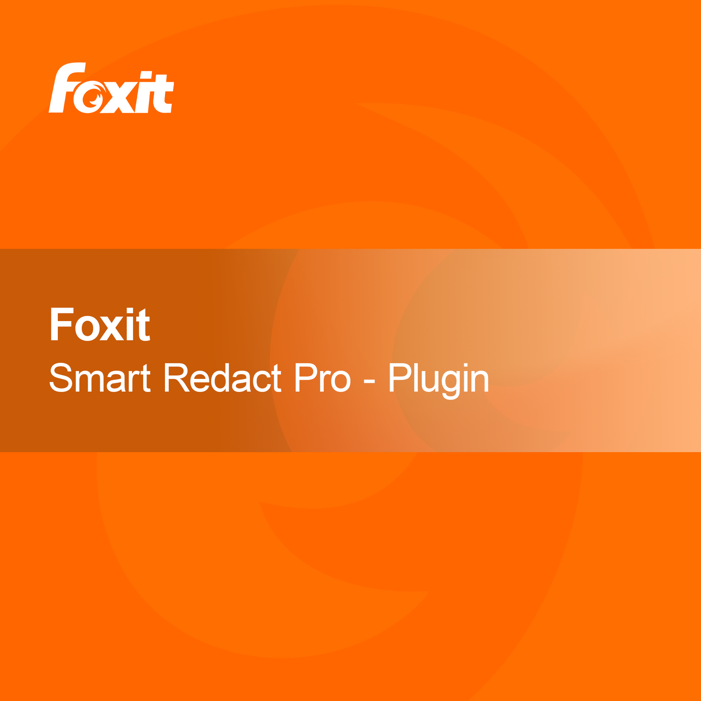 Foxit Slimme Redact Pro - Plugin