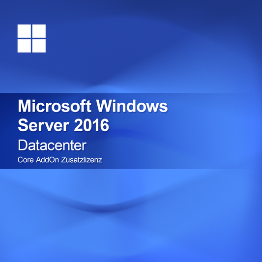 Microsoft Windows Server 2016 Datacenter, Core AddOn licencia adicional