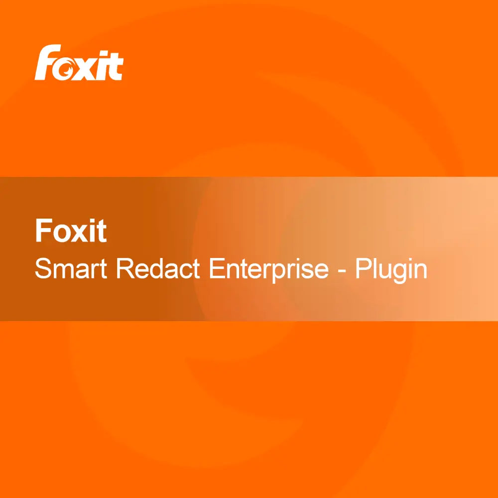 Foxit Smart Redact Entreprise - Plugin