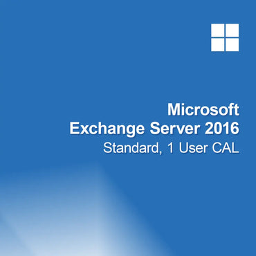 Microsoft Exchange Server 2016 Standard, 1 licencja CAL użytkownika
