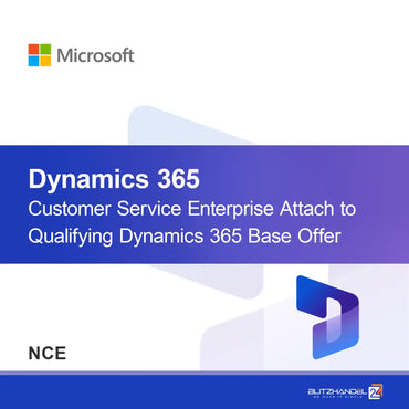 Dynamics 365 Customer Service Enterprise Pripojenie k kvalifikovanej základnej ponuke Dynamics 365 (NCE)